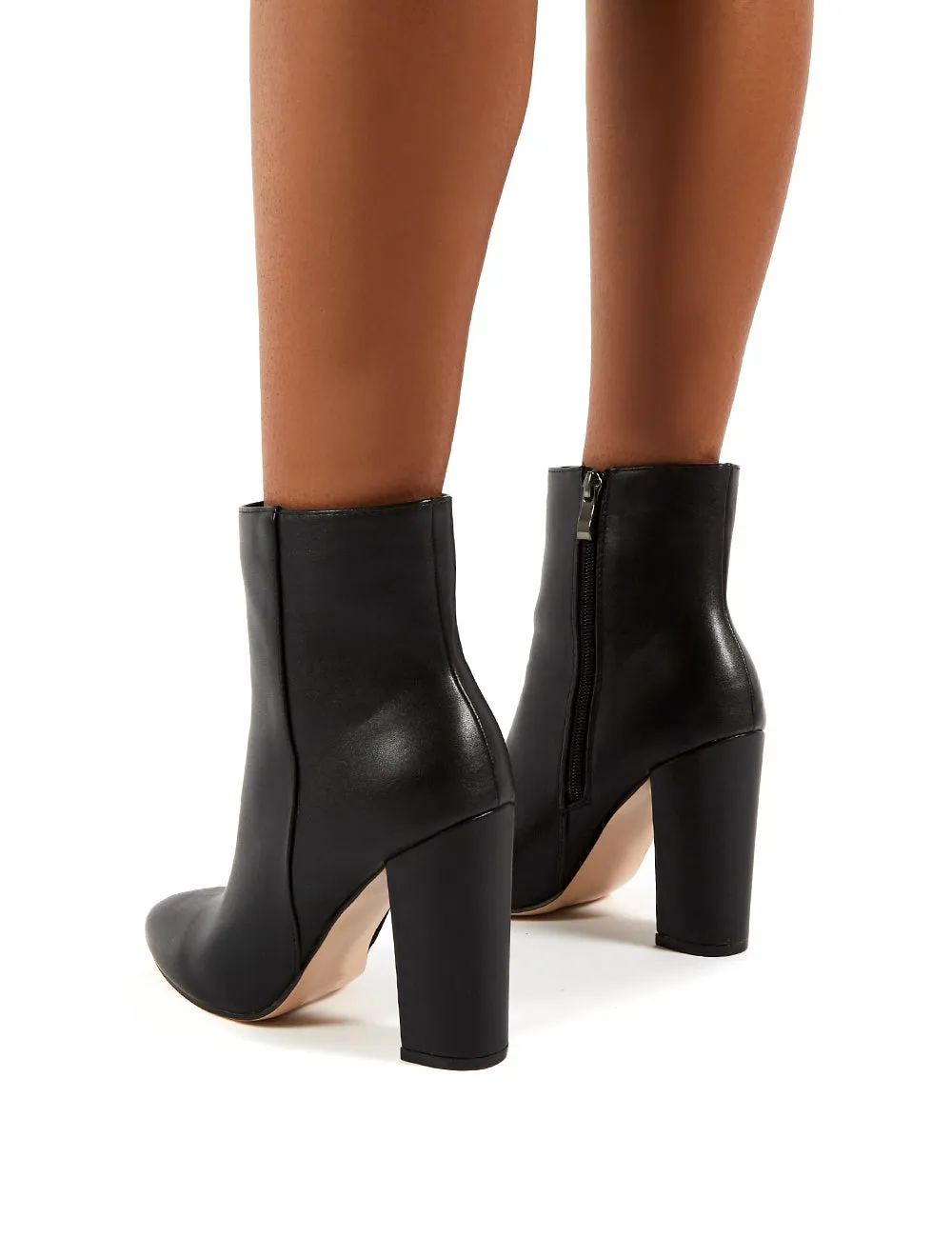 Presley Ankle Boots in Black PU sold by Public Desire product image thumbnail 4