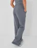Kaiia Wide Leg Sweat Pants in Charcoal Grey sold by Public Desire
