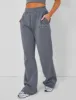 Kaiia Wide Leg Sweat Pants in Charcoal Grey sold by Public Desire