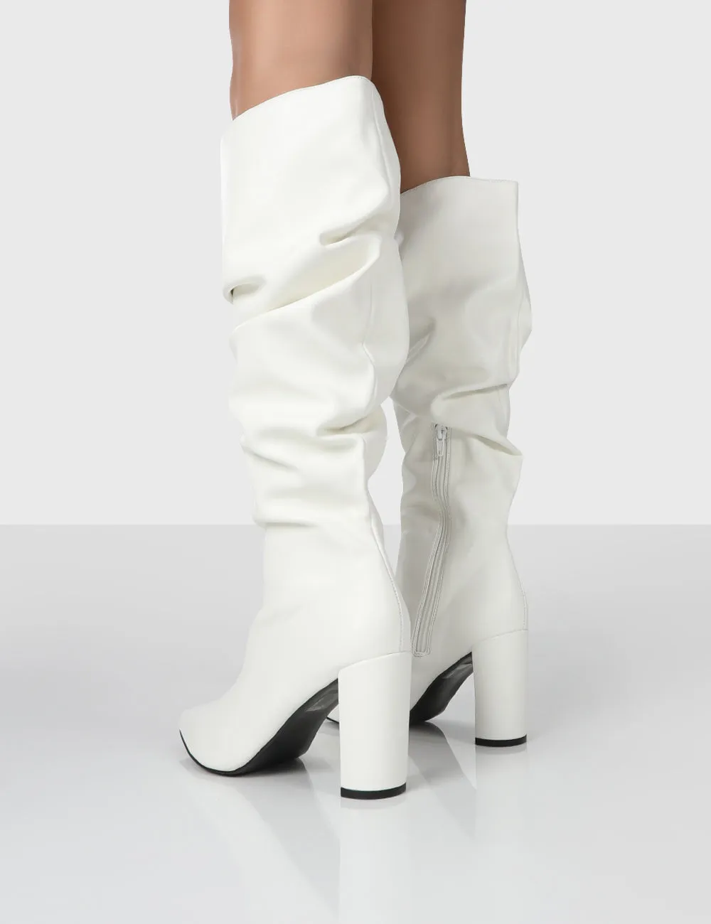 Mine Knee High Boots in White sold by Public Desire product image thumbnail 2