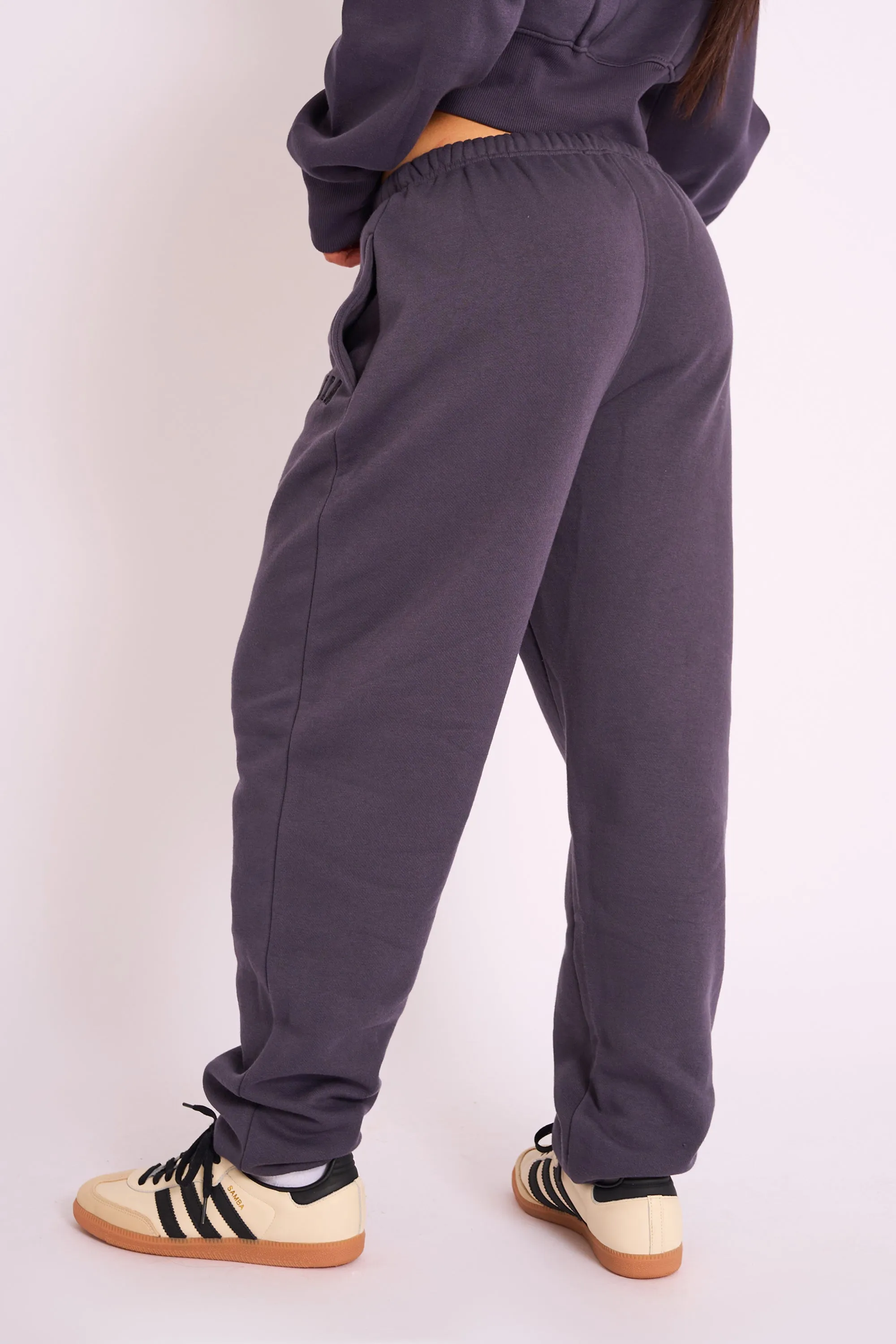 Kaiia Logo Cuffed Joggers Dark Grey sold by Public Desire product image thumbnail 4
