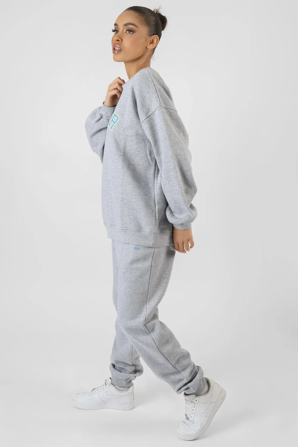 Oversized Denver Print Sweatshirt Grey sold by Public Desire product image thumbnail 4