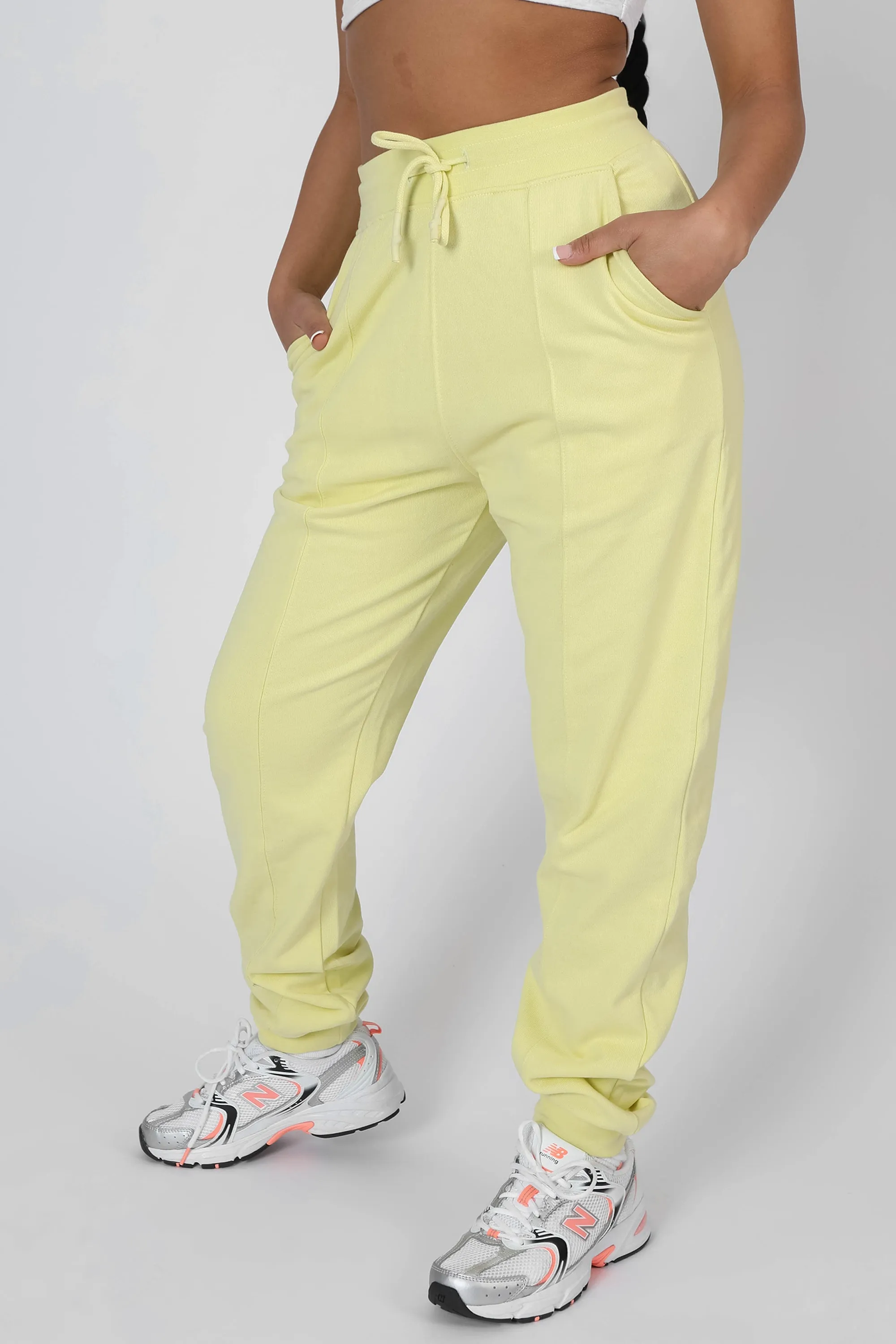 Seam Front 90S Jogger Lemon sold by Public Desire product image thumbnail 2