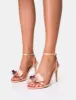 Mica Blush Orchid Barely There Stiletto Mid Heels sold by Public Desire