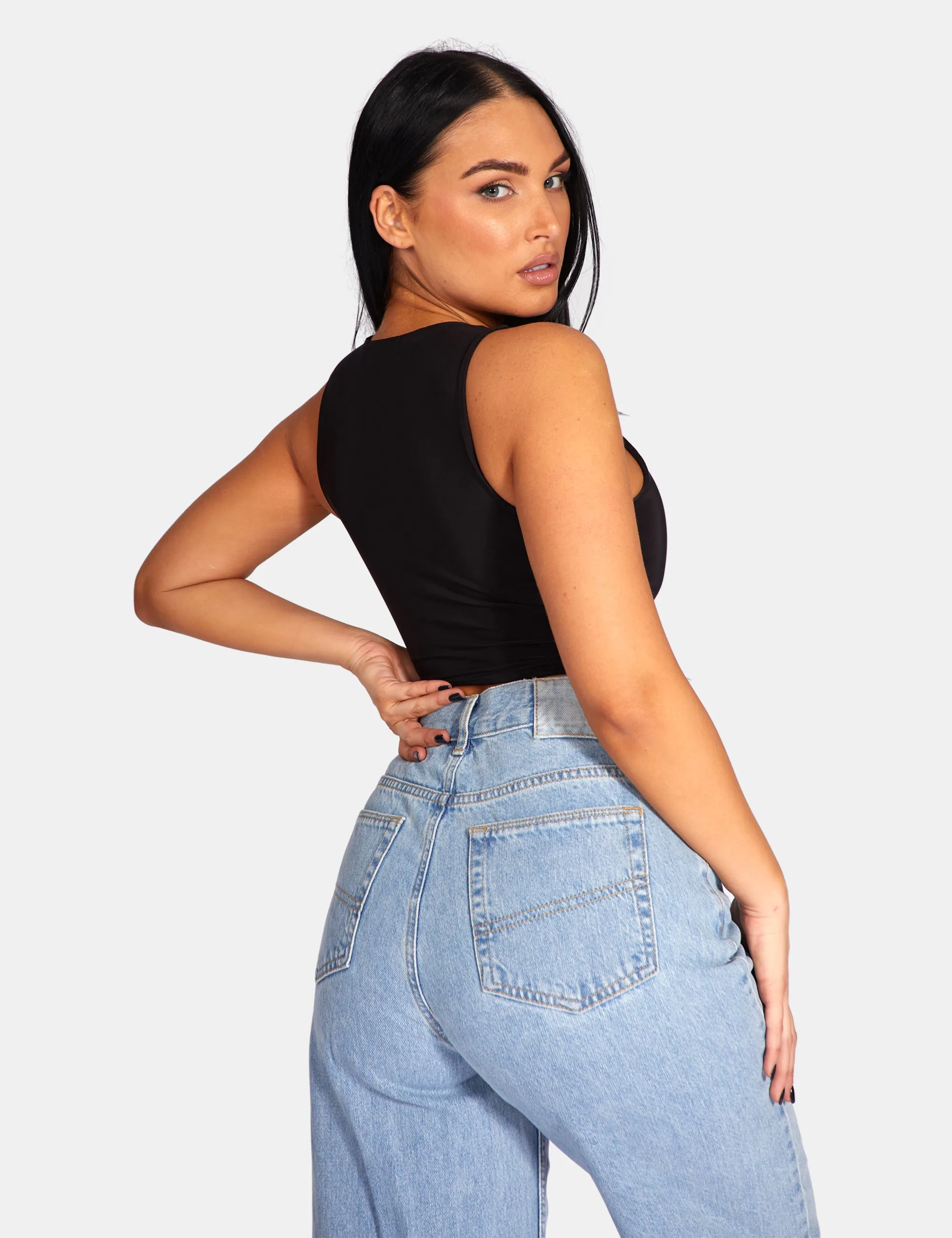 Slinky Racer Top Black sold by Public Desire product image thumbnail 2