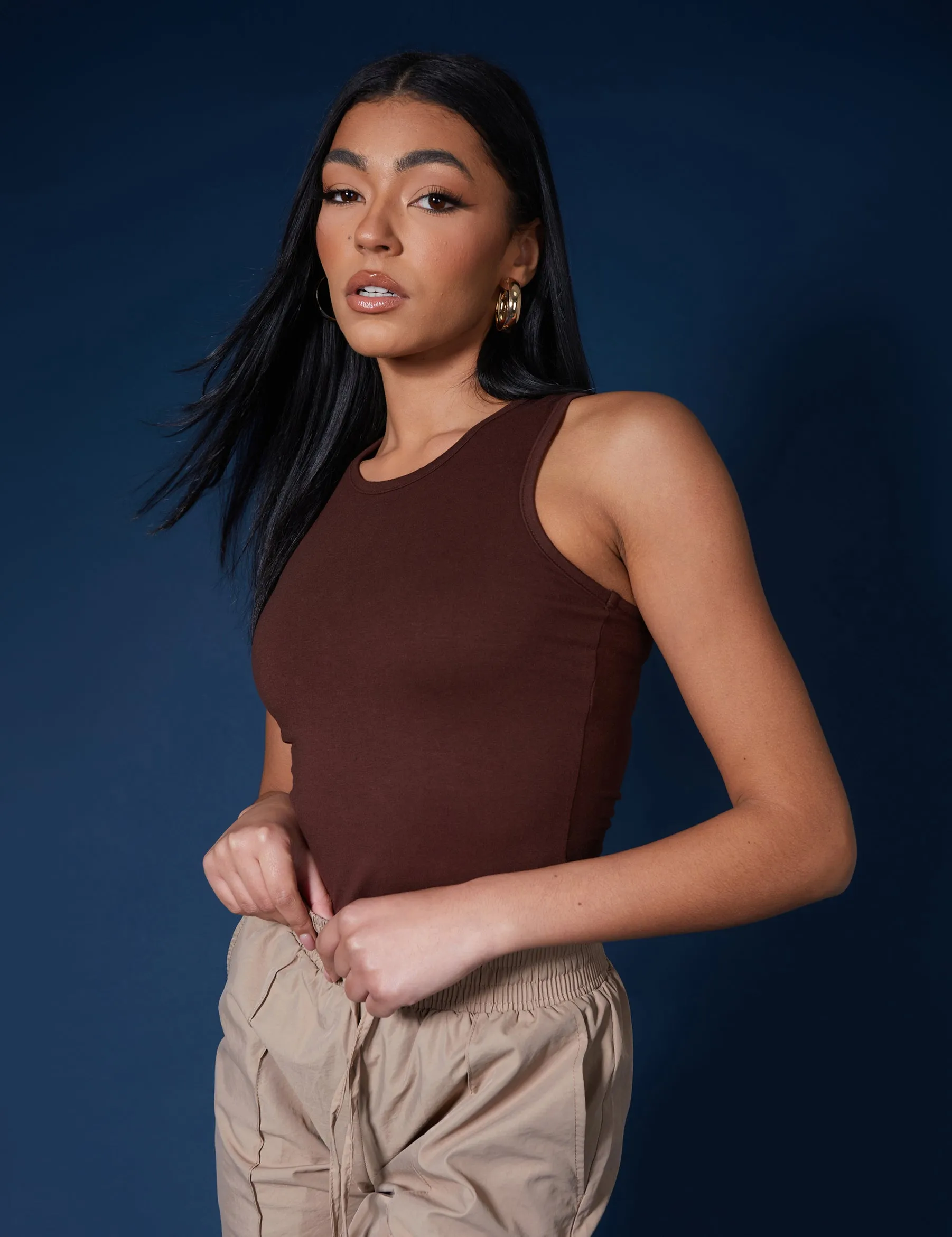 Racer Back Bodysuit Coffee sold by Public Desire product image thumbnail 3