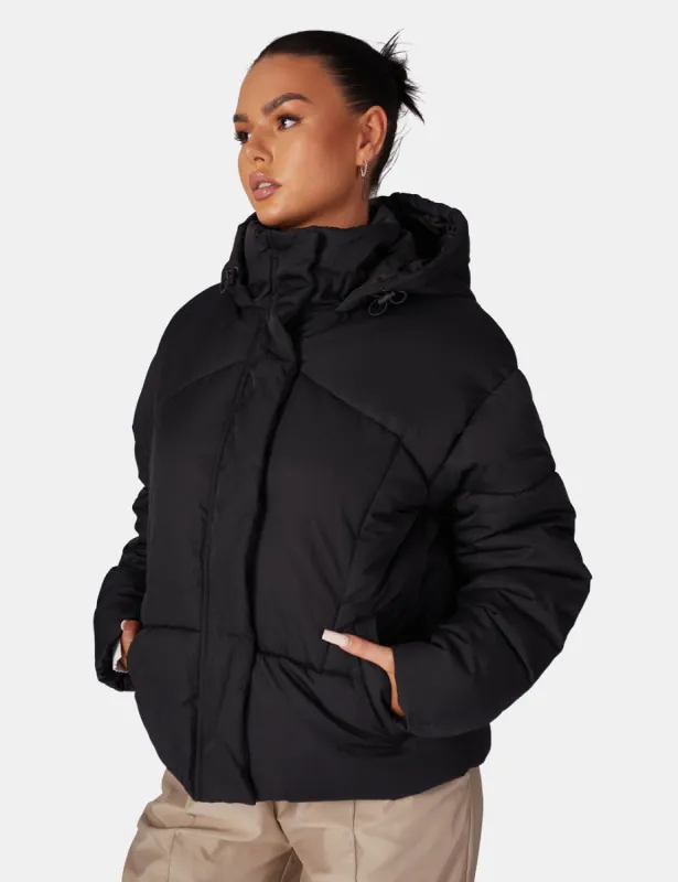 Ultimate Puffer Black sold by Public Desire