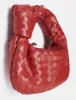 The Blame Red Woven Pu Knot Detail Mini Pu Bag sold by Public Desire