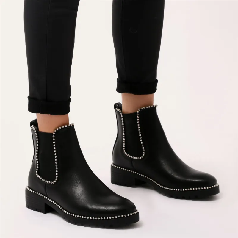 Highball Chelsea Boots in Black sold by Public Desire