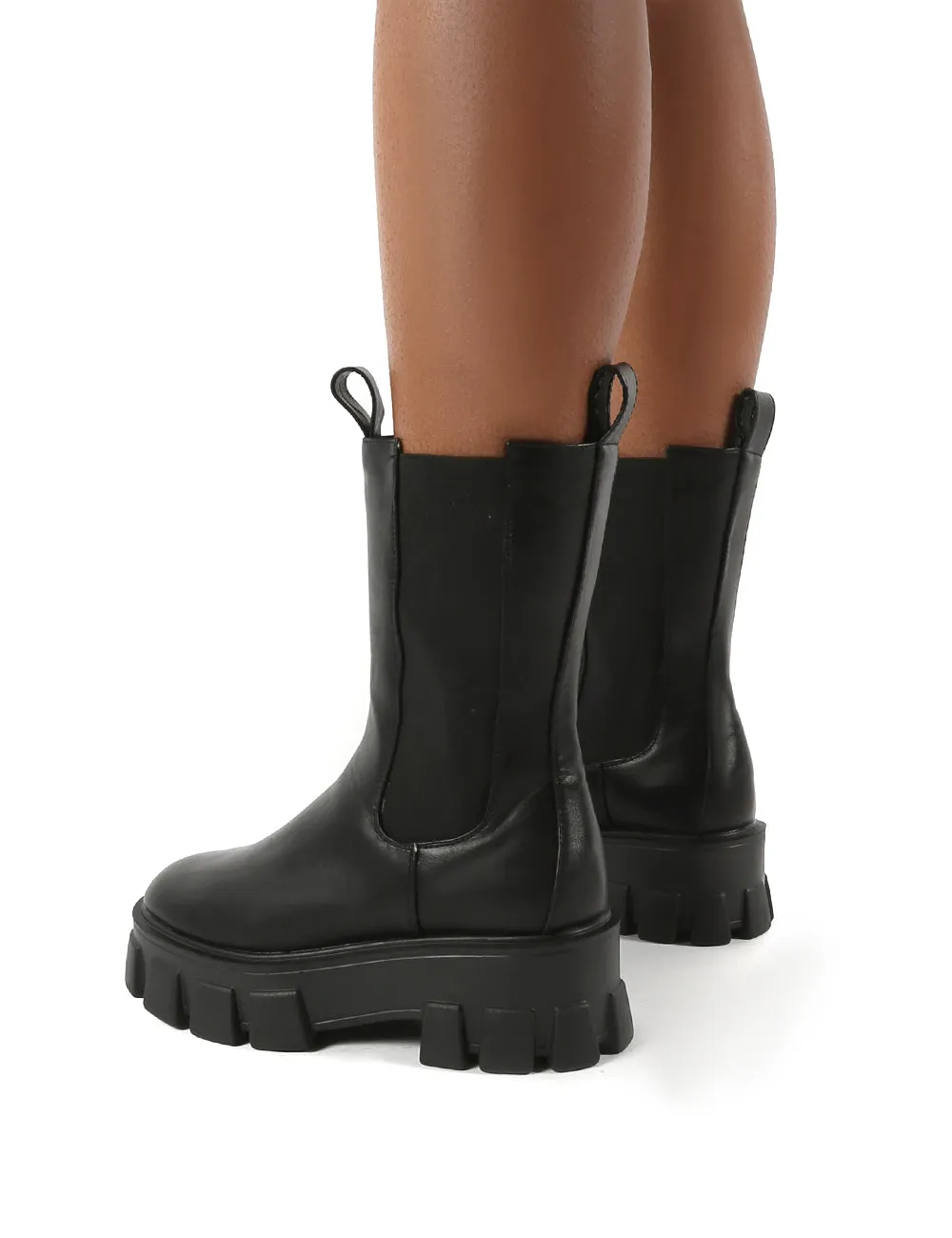 Reign Black Chunky Sole Ankle Boot sold by Public Desire product image thumbnail 2