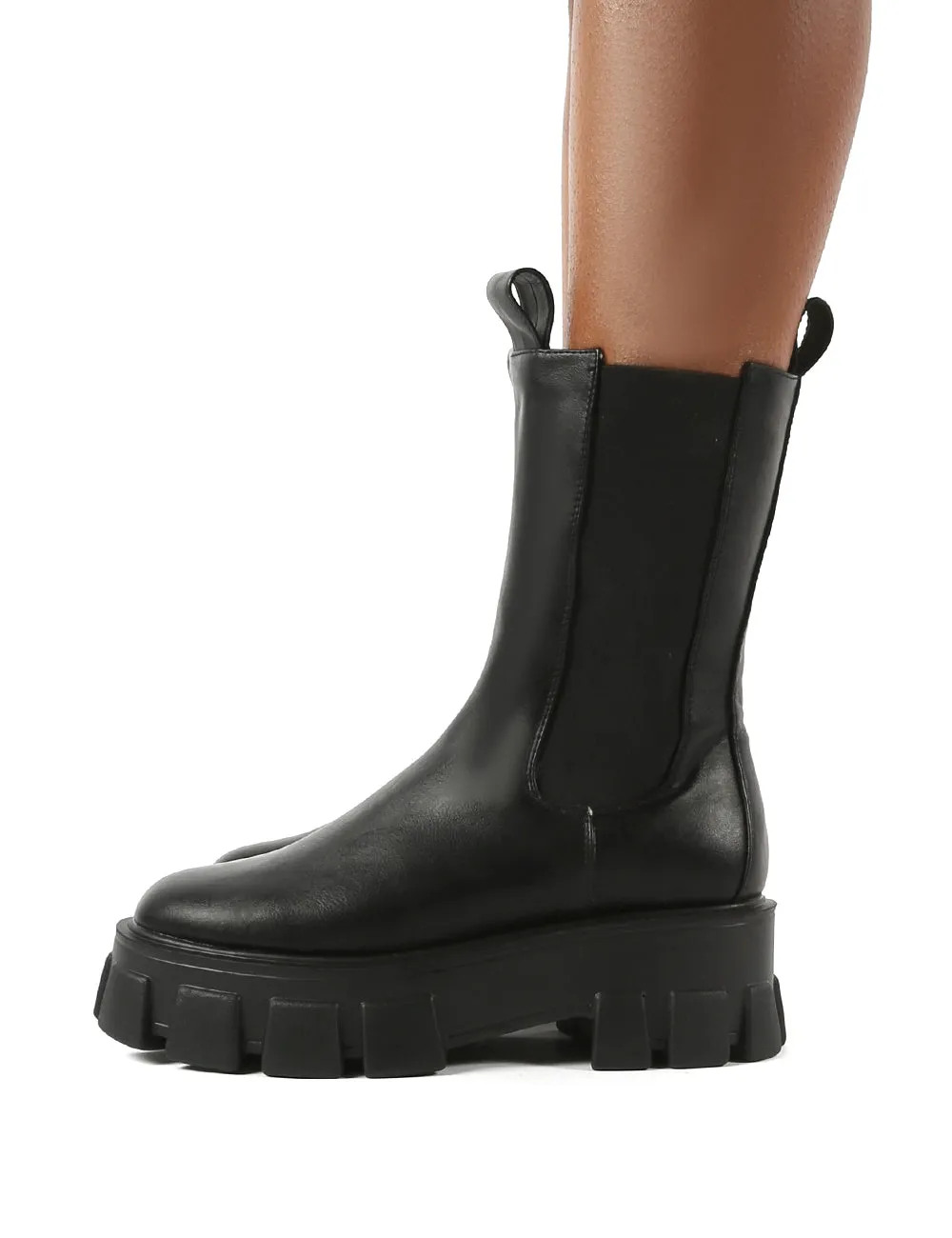 Reign Black Chunky Sole Ankle Boot sold by Public Desire product image thumbnail 3