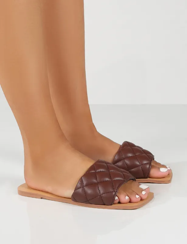 Cloud Choc Slider Sandal sold by Public Desire