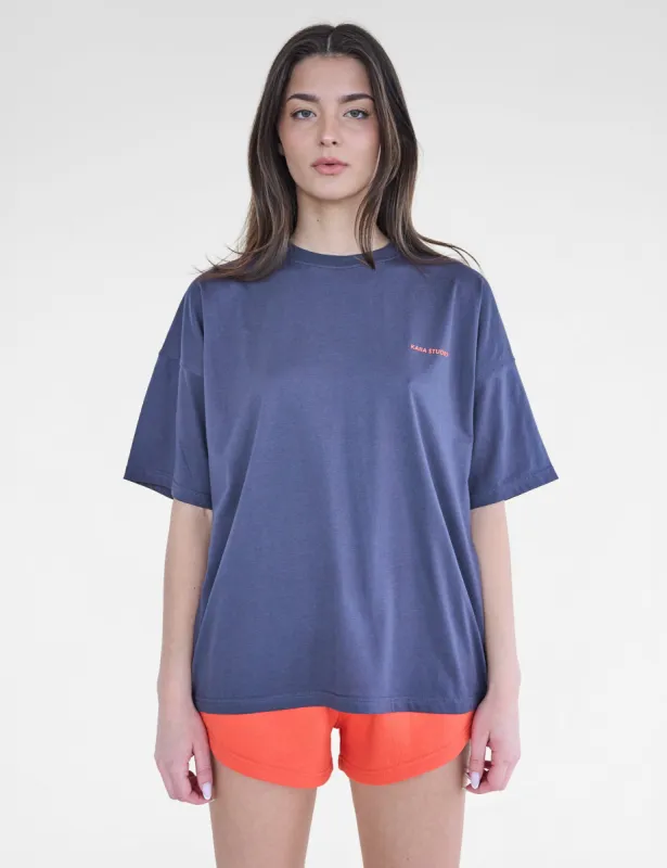 Kaiia Studio Oversized T-shirt Charcoal sold by Public Desire