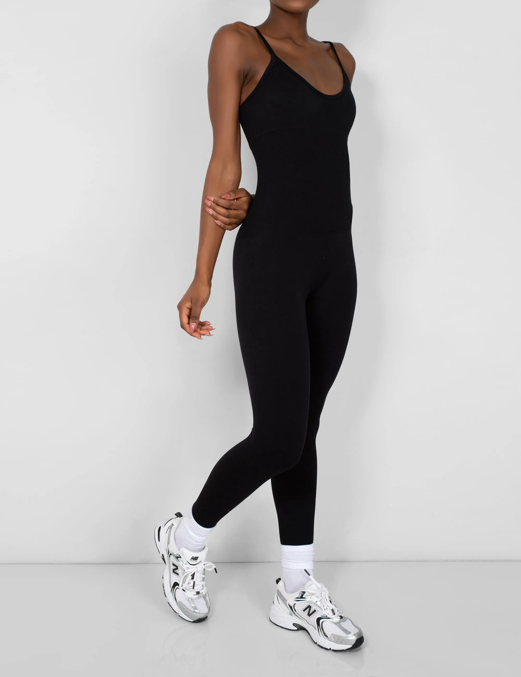 Seamless Unitard Jumpsuit Black sold by Public Desire product image thumbnail 2