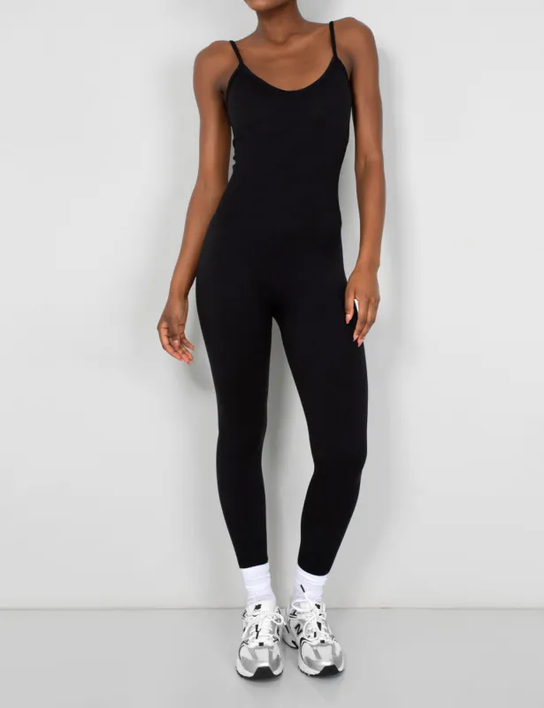 Seamless Unitard Jumpsuit Black sold by Public Desire