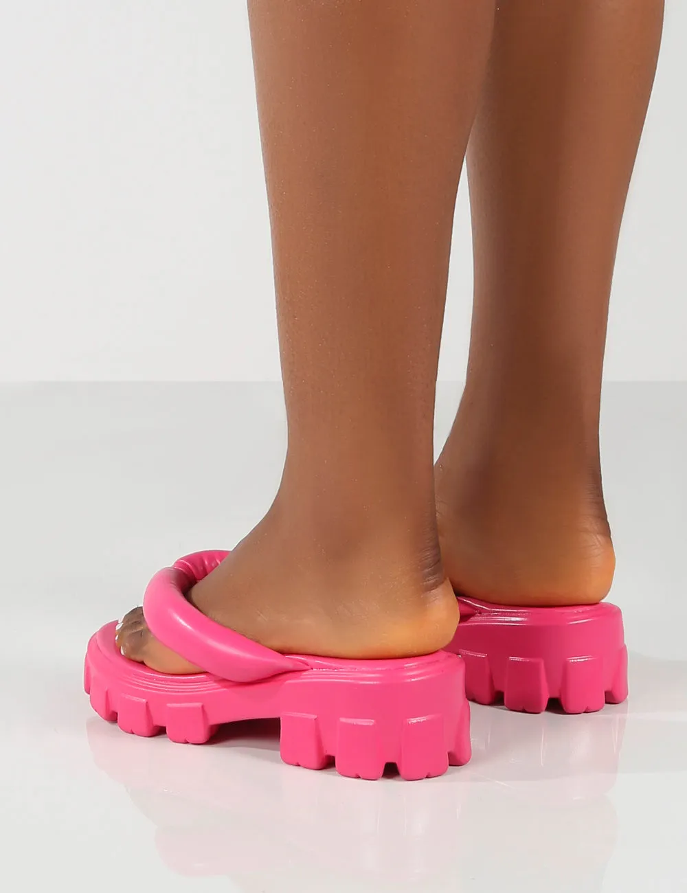 State Pink Chunky Sole Thong Strap Sandals sold by Public Desire product image thumbnail 2