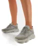 Sprint Grey Chunky Sole Trainers sold by Public Desire