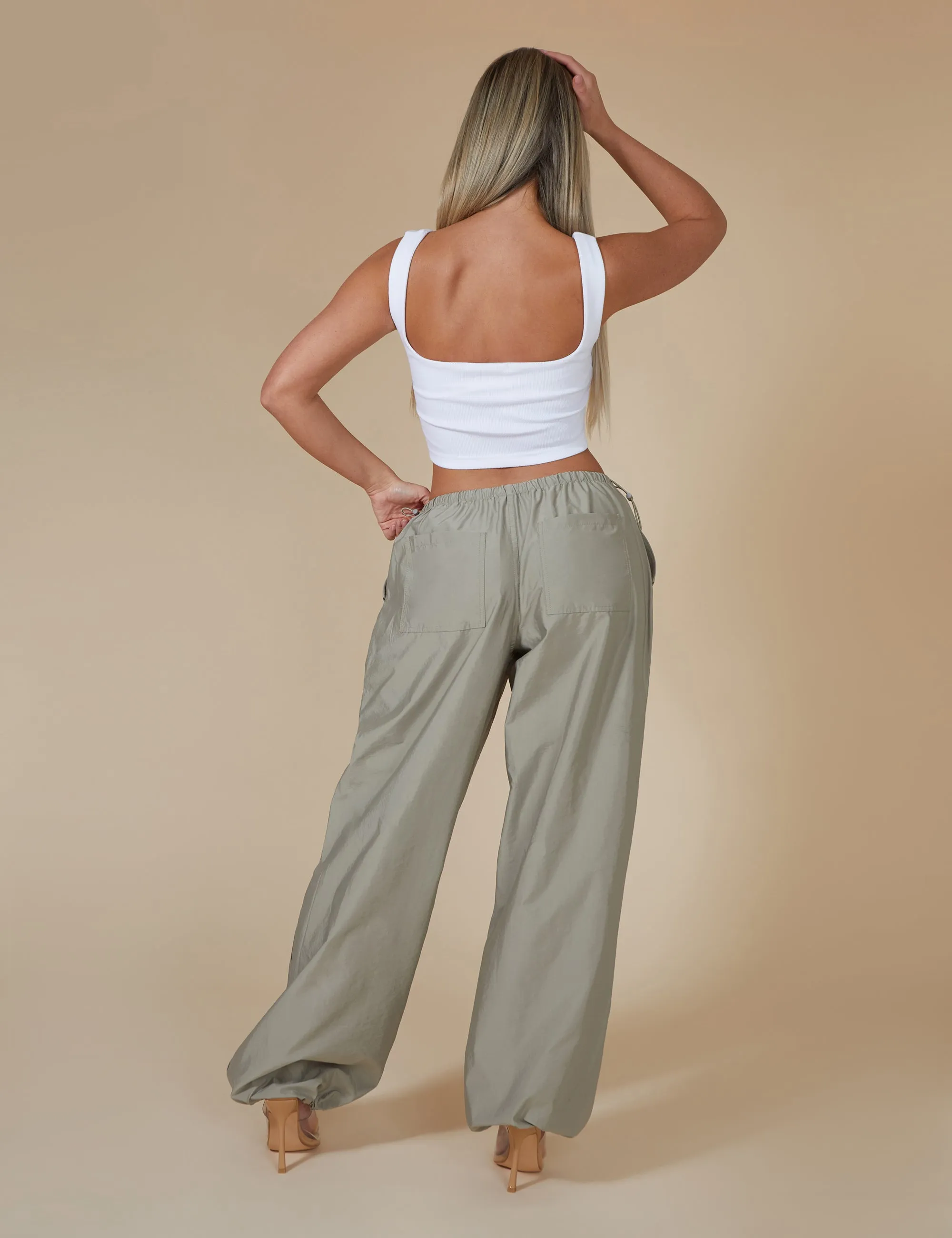 Kaiia Ribbed Seam Detail Corset Top In White sold by Public Desire product image thumbnail 4