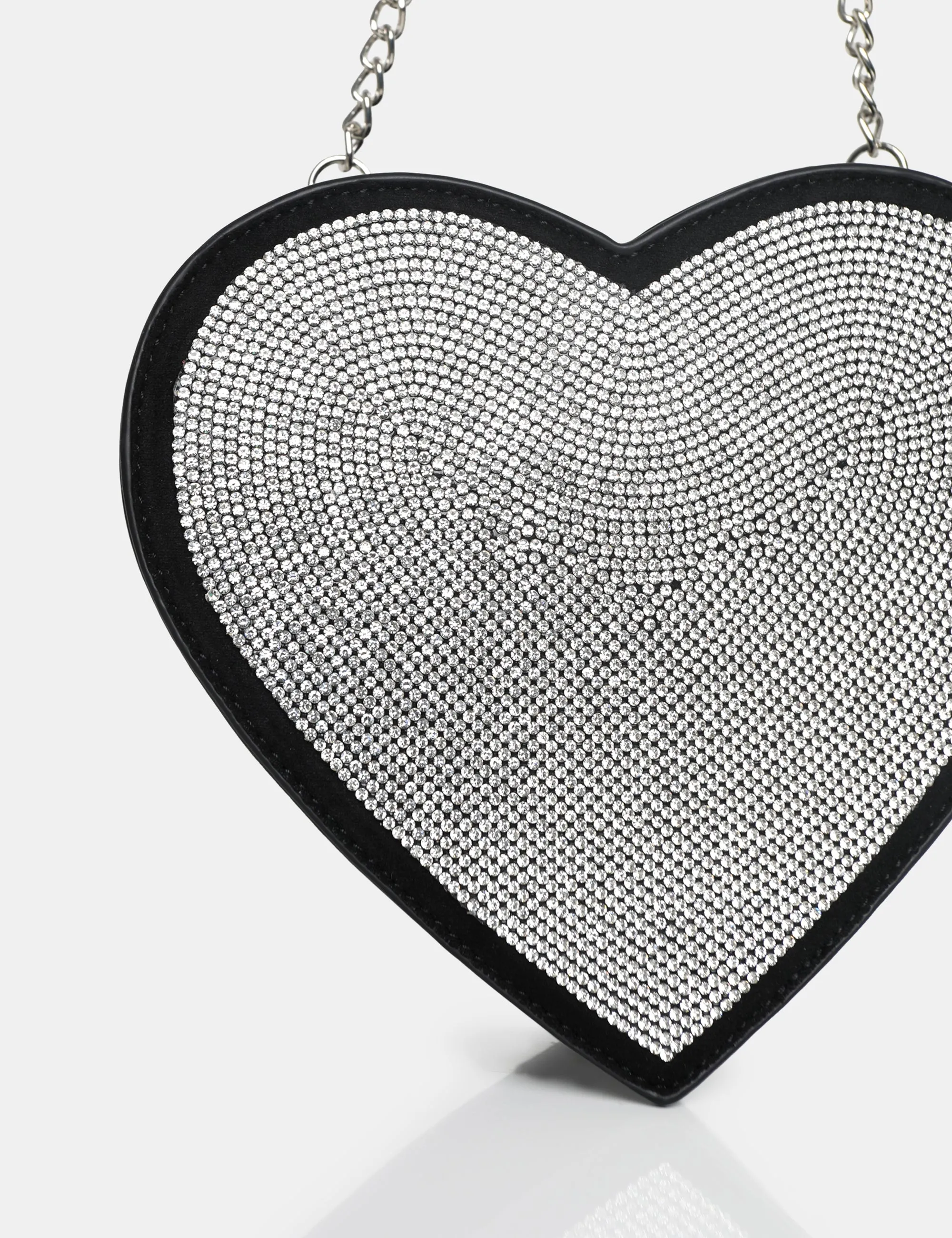 The Phillippa Black PU Diamante Bag sold by Public Desire product image thumbnail 3