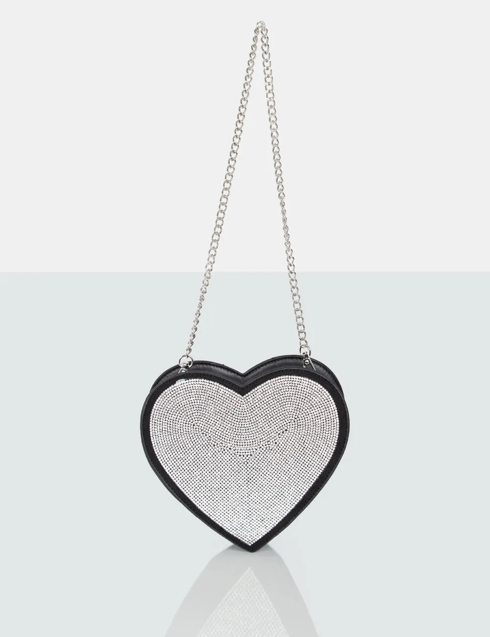 The Phillippa Black PU Diamante Bag sold by Public Desire product image thumbnail 4