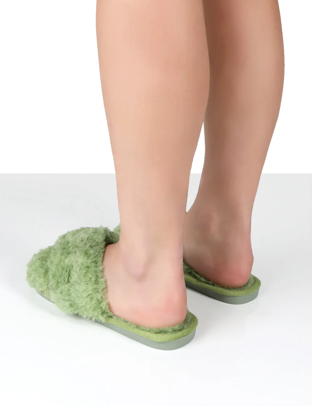 Nightcap Green Cross Strap Slippers sold by Public Desire product image thumbnail 3