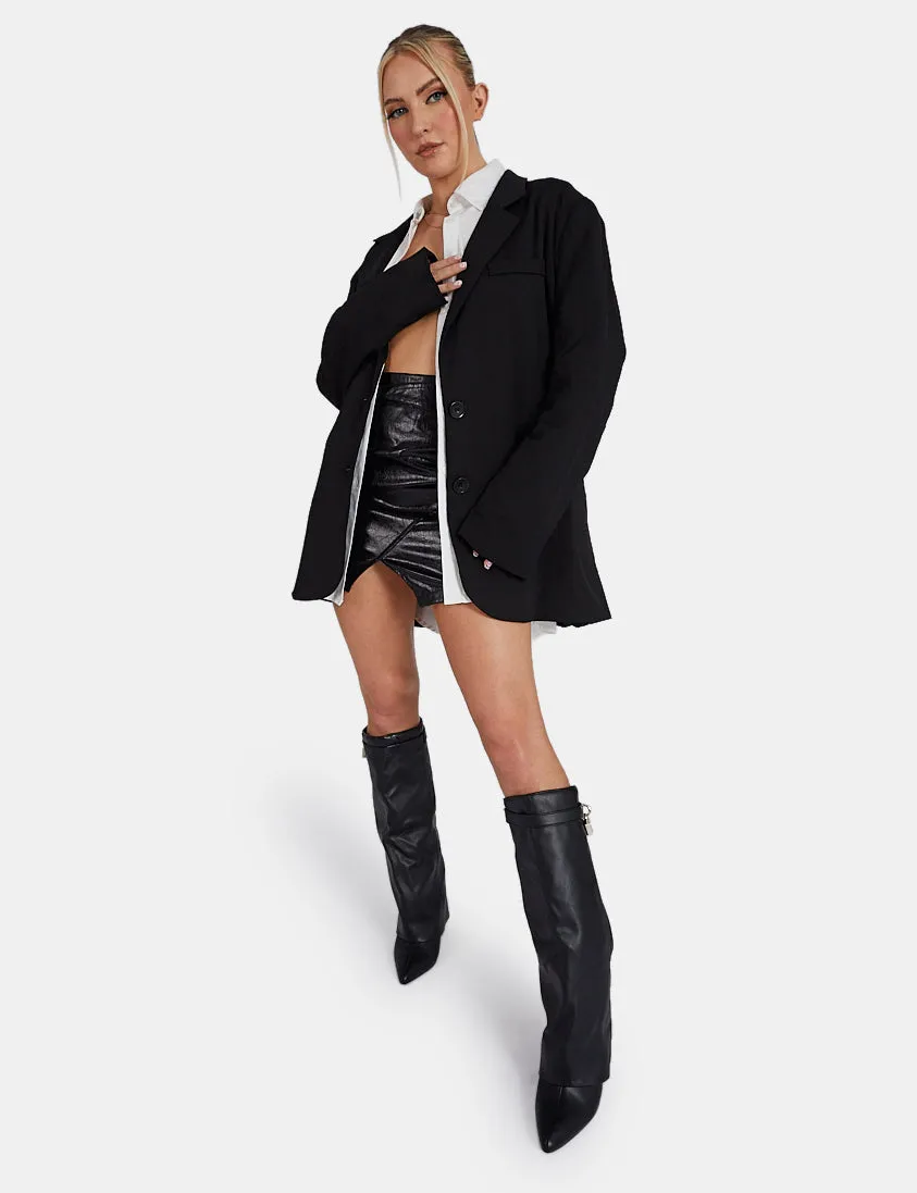 Longline Blazer Black sold by Public Desire product image thumbnail 4