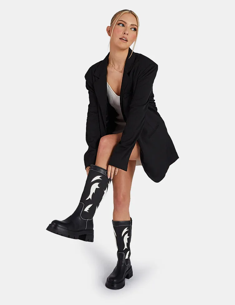 Longline Blazer Black sold by Public Desire product image thumbnail 2