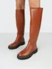 Dana Tan Pu Chunky Sole Knee High Boots sold by Public Desire