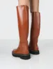 Dana Tan Pu Chunky Sole Knee High Boots sold by Public Desire