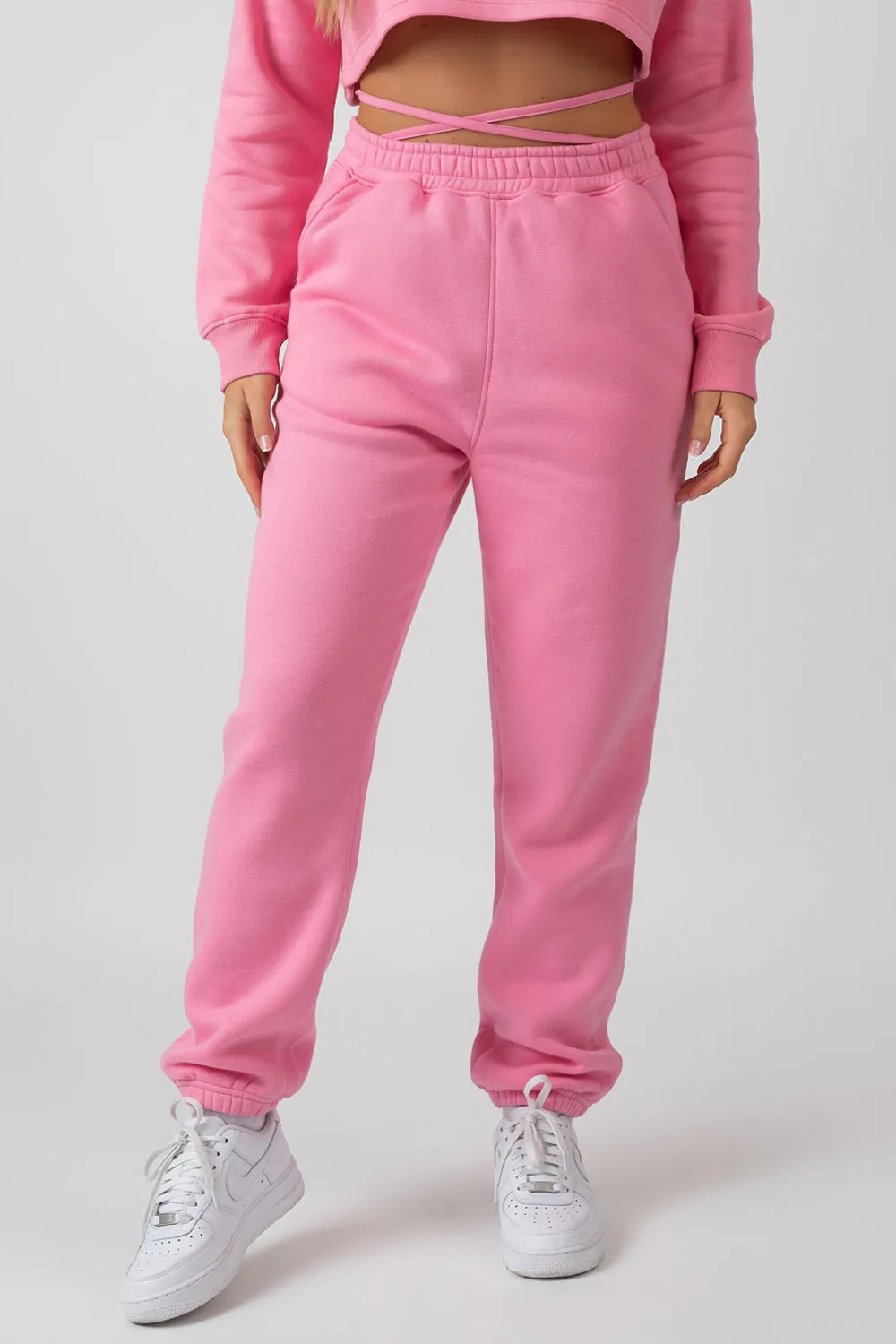 Oversized Fit Strappy 90S Joggers Pink sold by Public Desire product image thumbnail 3