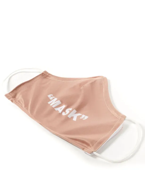 Nude Slogan Fashion Face Mask sold by Public Desire