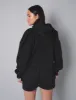 Kaiia Sport Slogan Oversized Hoodie Black With White sold by Public Desire