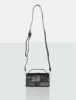 The Mika Black Croc Bag sold by Public Desire