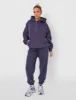 Half Zip Oversized Hoodie Dark Grey sold by Public Desire