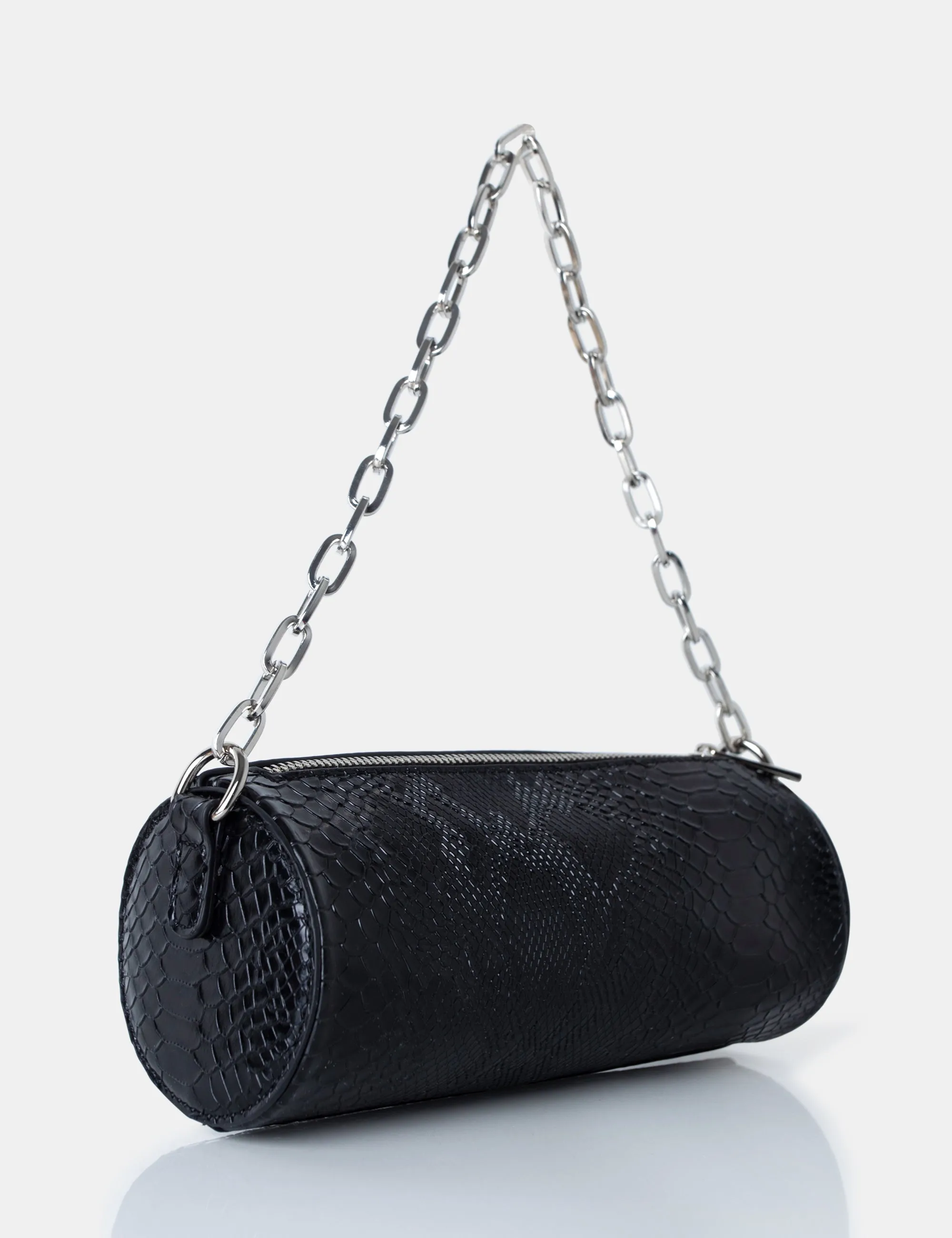 The Claudia Black Croc Shoulder Bag sold by Public Desire product image thumbnail 2