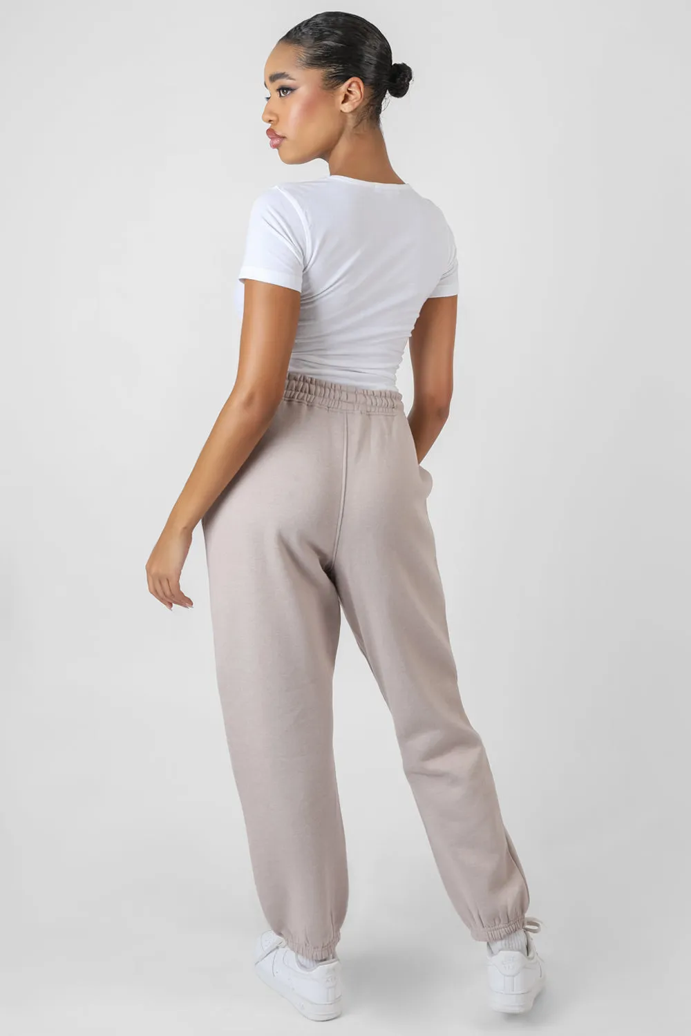 Oversized Drawstring Joggers Light Grey sold by Public Desire product image thumbnail 3