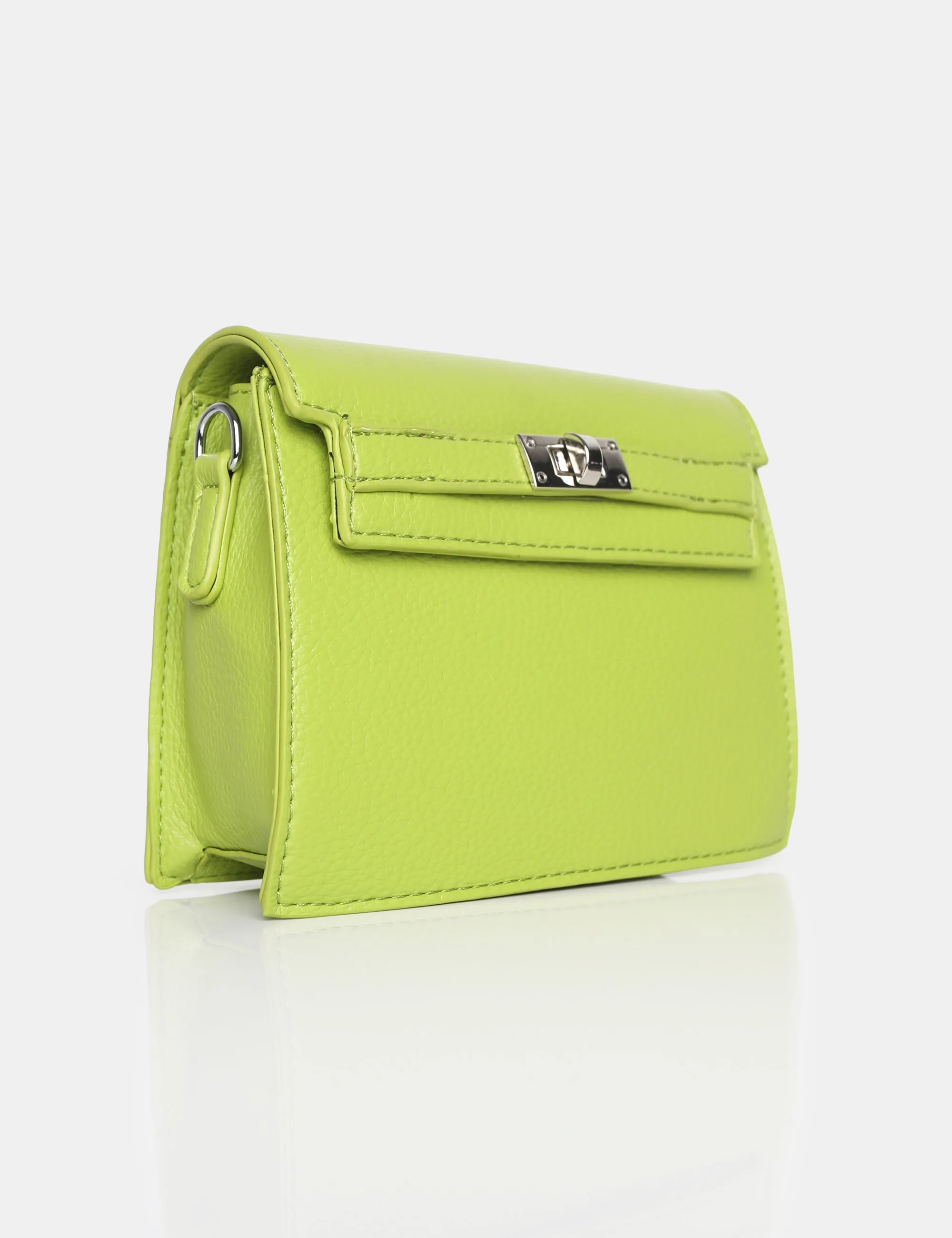 The Devlin Chartreusse PU Mini Bag sold by Public Desire product image thumbnail 2