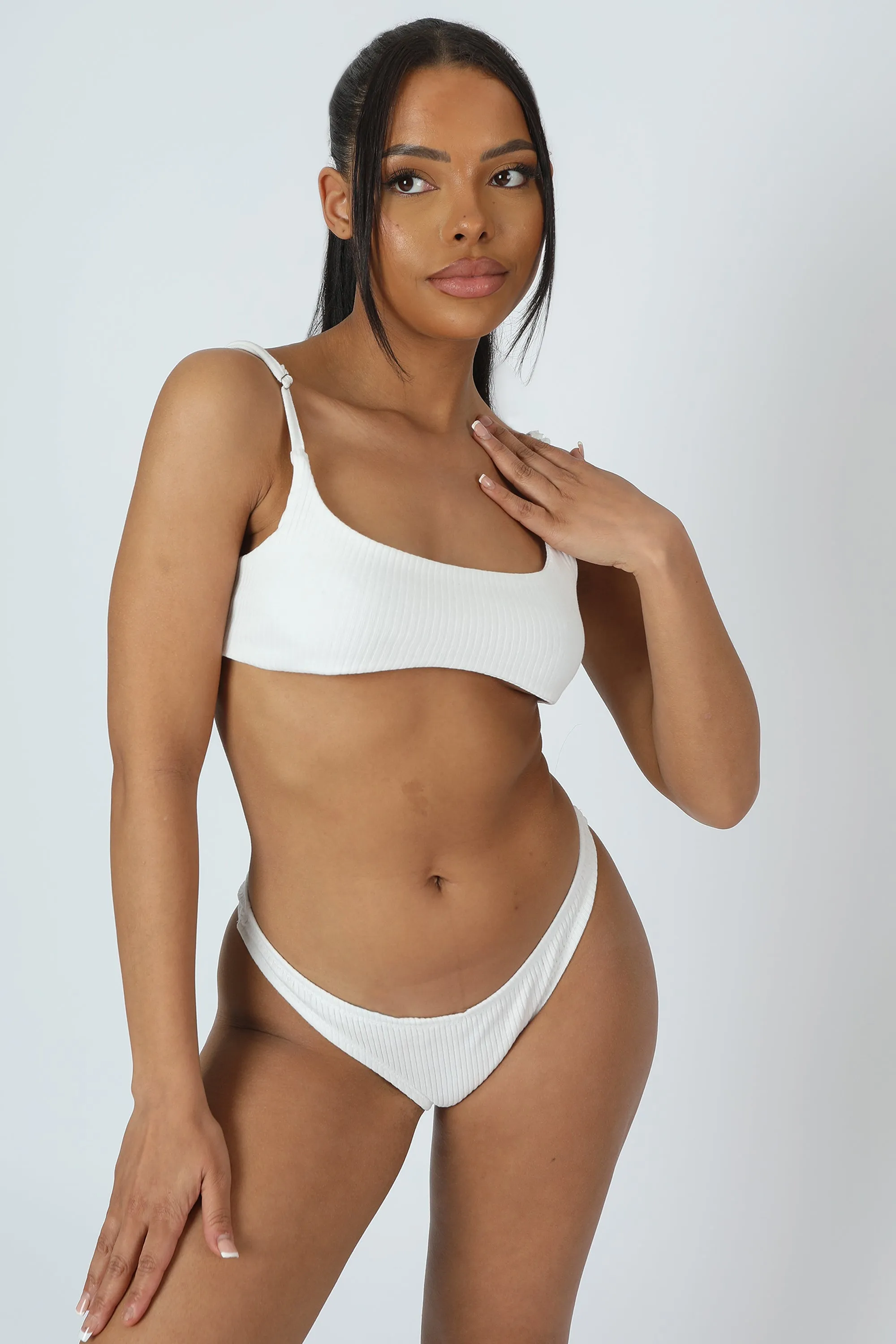 V Front Cheeky Bum Knicker Ivory sold by Public Desire product image thumbnail 3