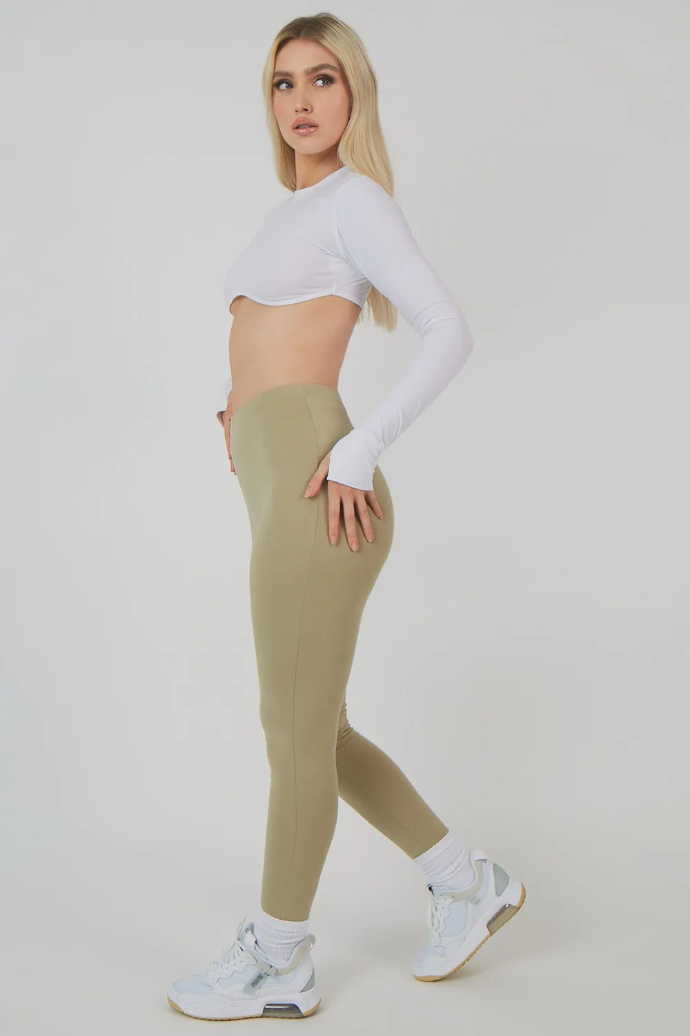 Basic Legging Elm sold by Public Desire product image thumbnail 3