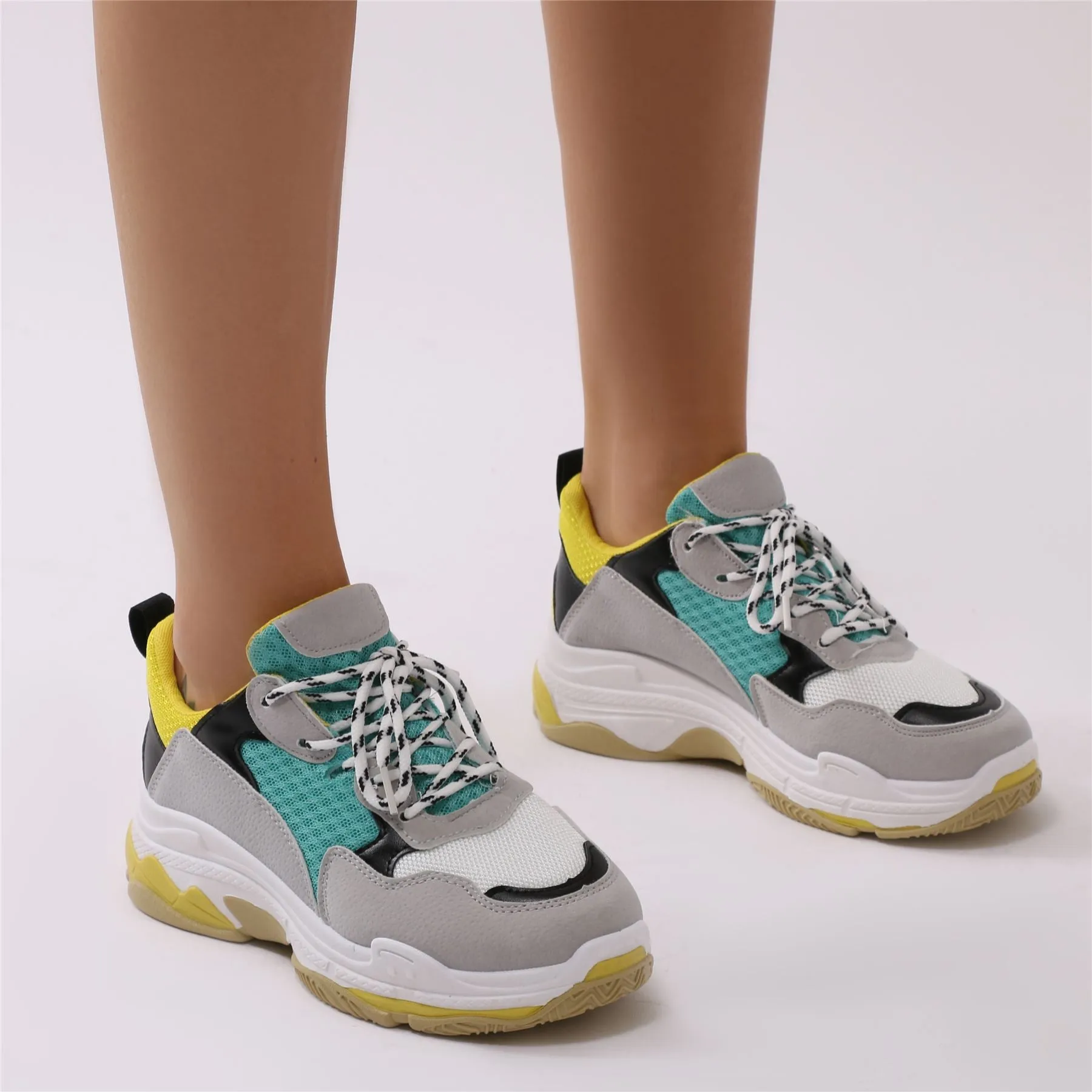 Switch Chunky Trainers Green sold by Public Desire product image thumbnail 2