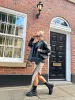 Rusty Black Pu Chunky Sole Platform Sock Ankle Boots sold by Public Desire