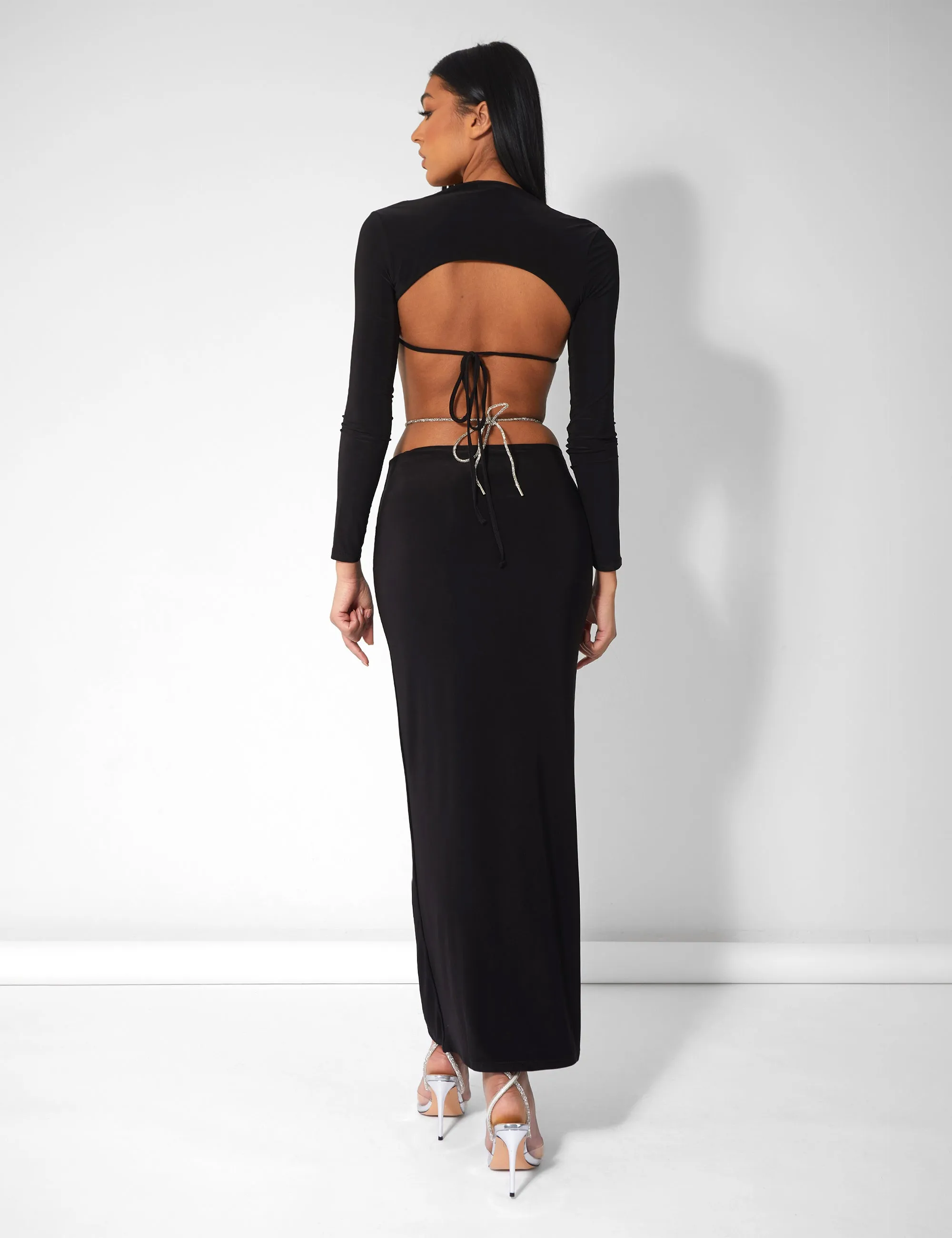 Bikini Top And Shrug Slinky Top Black sold by Public Desire product image thumbnail 3