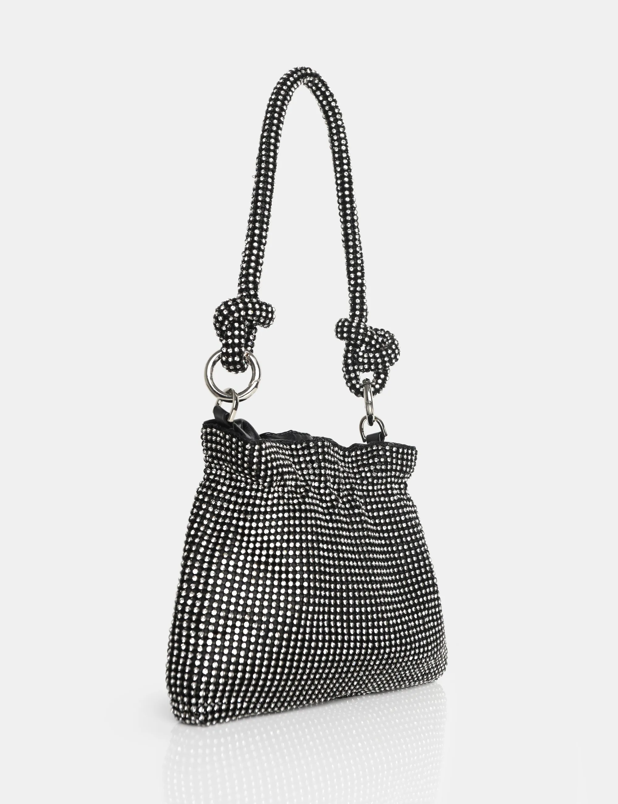 The Lake Black Diamante Mini Bag sold by Public Desire product image thumbnail 2