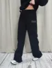 Kaiia Shadow Logo Wide Leg Sweat Pants Black sold by Public Desire