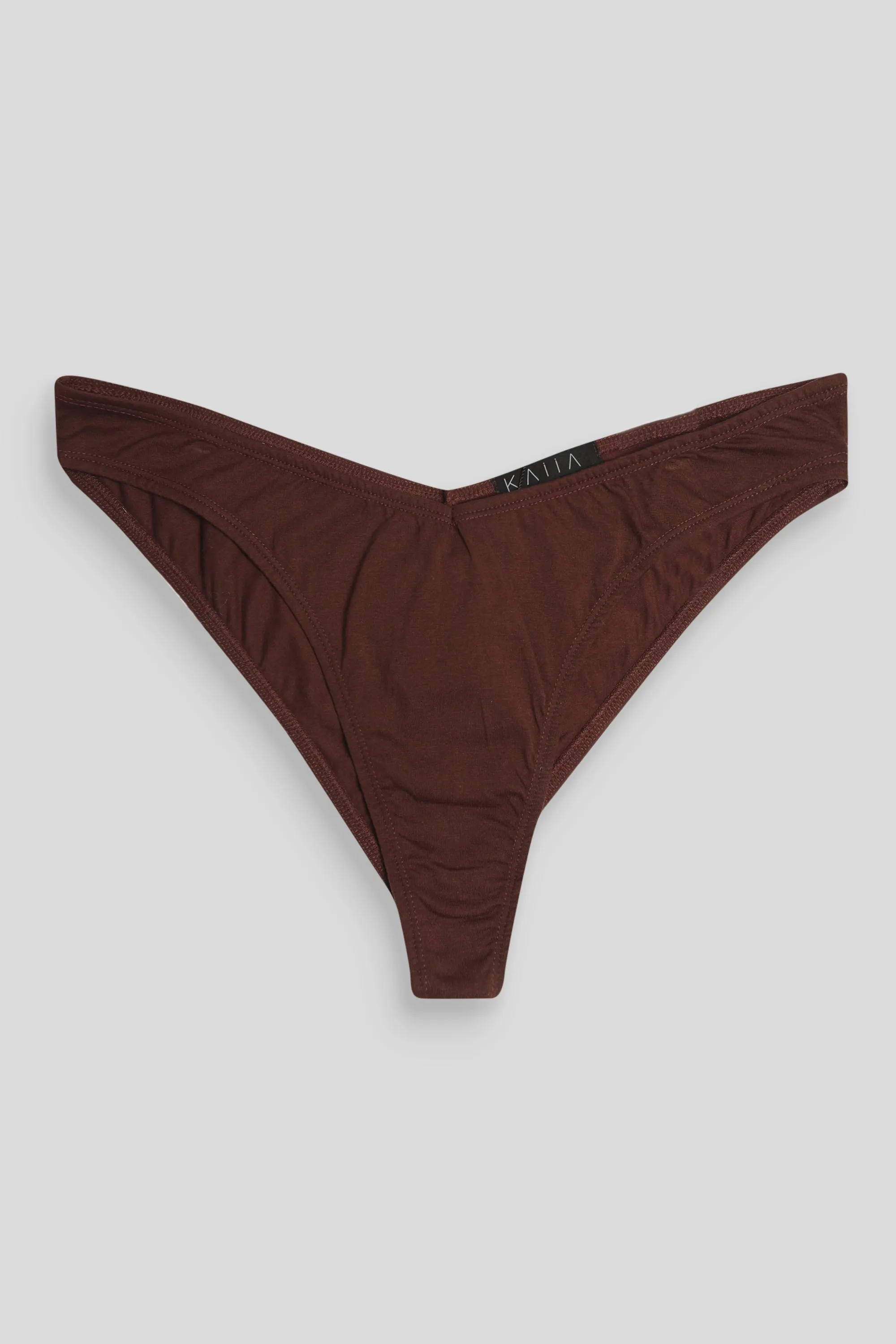 Curve V Front Knicker Chocolate sold by Public Desire