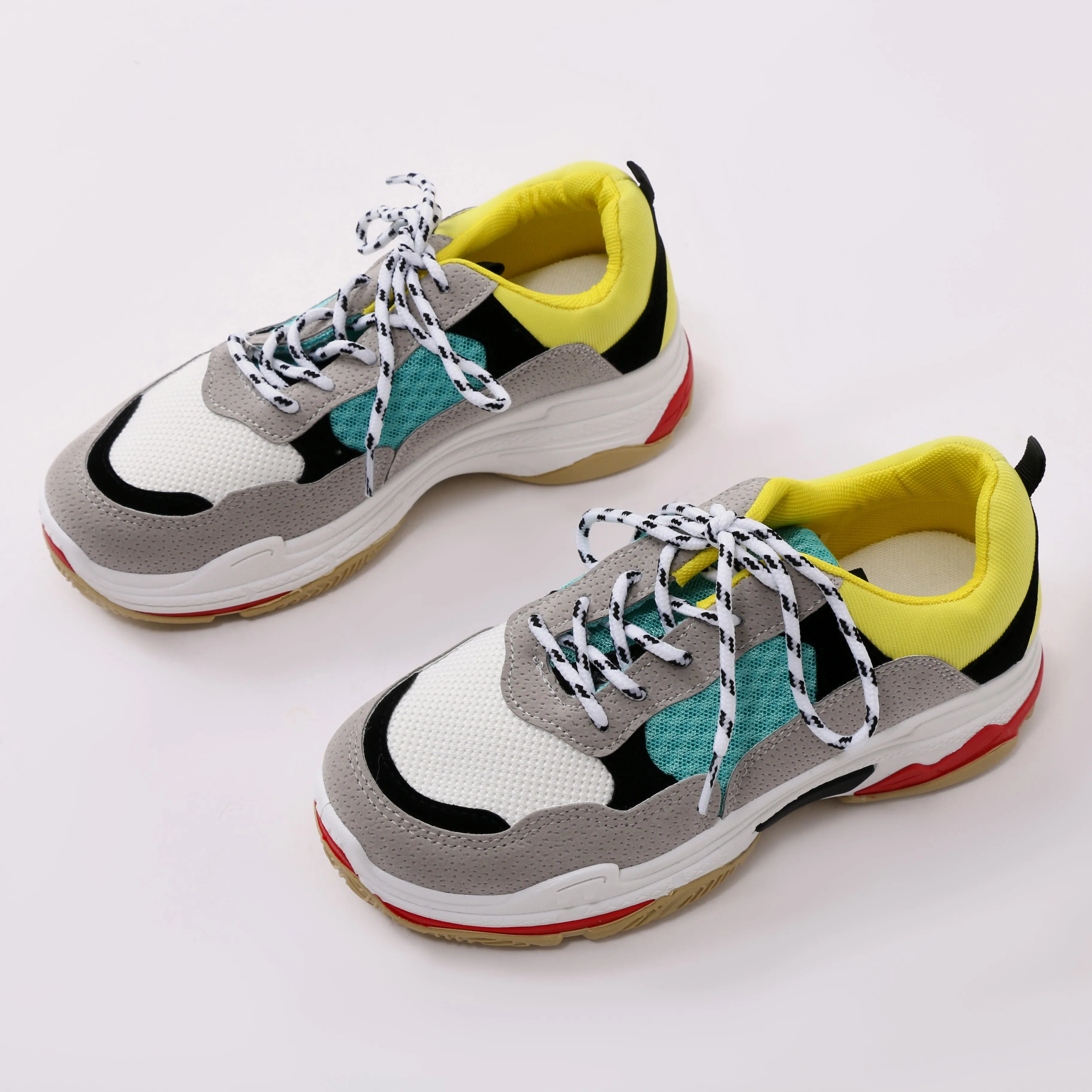 Revival Chunky Trainers in Green sold by Public Desire product image thumbnail 2