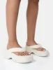 Havana Ecru Towelling Flip Flop Chunky Platform Sandals sold by Public Desire