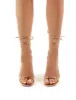 Dazed Rose Gold PU Multiway Stiletto High Heels sold by Public Desire