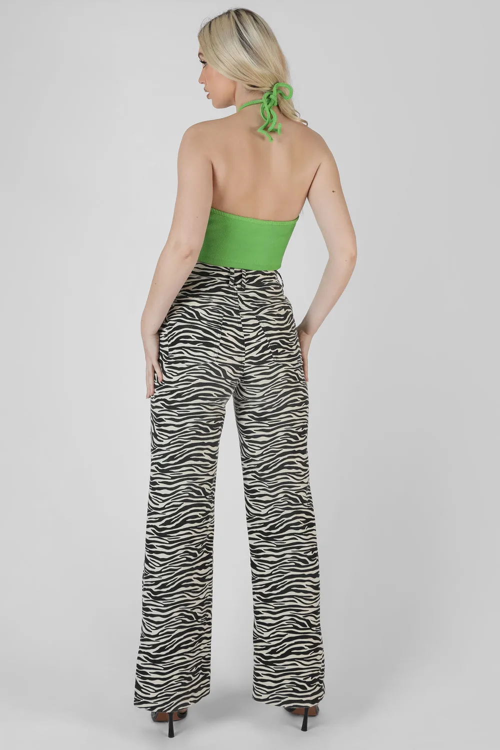 Keyhole Strappy Crop Top Green sold by Public Desire product image thumbnail 4