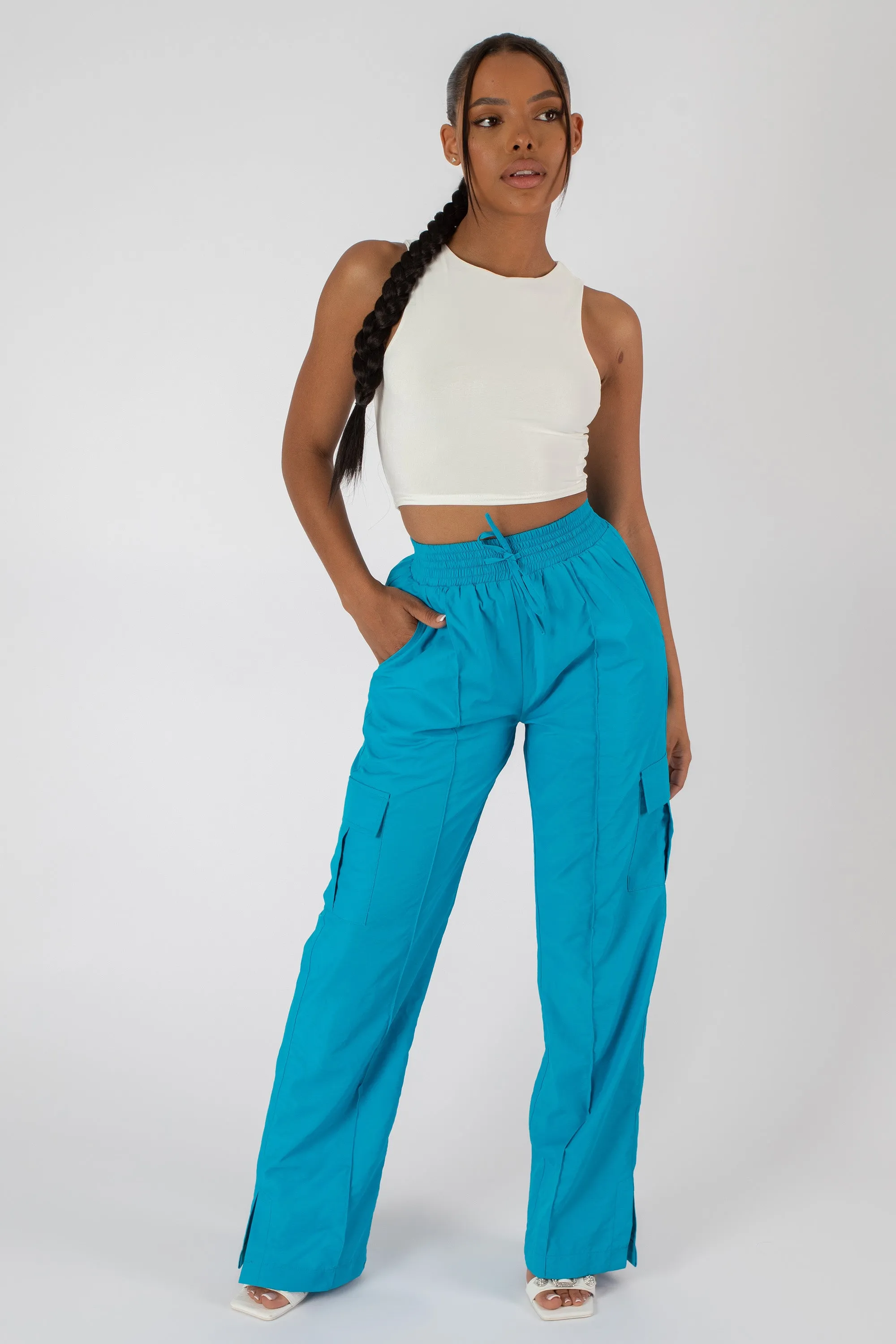 Slinky Racer Top White sold by Public Desire